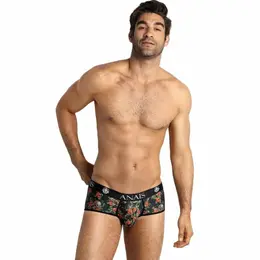 ANAIS MEN Power Brief XL Rose & Skull Print Sporty Cut Underwear