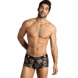 Anais Men Power Boxer XL - Sporty Fit, Rose & Skull Print, High-Quality Fabric