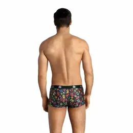 ANAIS MEN Mexico Boxer S - Sporty Modal Shorts, Floral & Skull Print