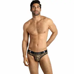 ANAIS MEN Mercury Slip XL Animal Print Microfiber Briefs