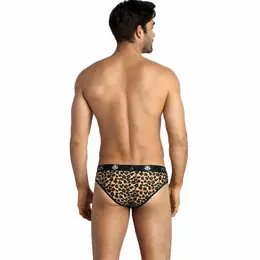 ANAIS MEN Mercury Slip L - Animal Print Microfiber Briefs