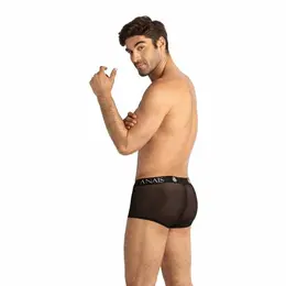 ANAIS MEN Eros Boxer S - Black Tulle, Sporty Fit, Premium Quality
