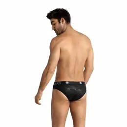 Anais Men Electro Slip L - Microfiber Briefs with Military Print