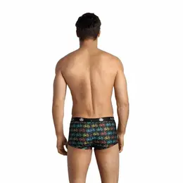 ANAIS MEN Benito Boxer Shorts S - Sportski kroj, premium tkanina, crna