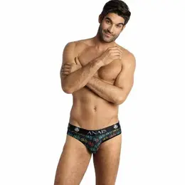 ANAIS MEN Benito Slip M - Modern Comfort Briefs, Black, Size M