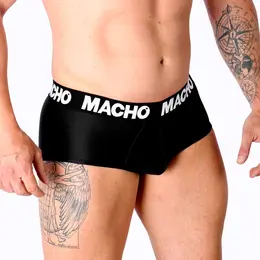 Macho MS30NG Men's Classic Black Slip XL - Breathable Lycra Comfort