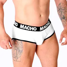 Macho MS30BL Classic Briefs Beli L - Prozračna likra udoban kroj