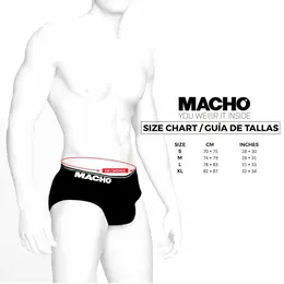Macho MX24AN Brief Shades Yellow XL - Transparent Synthetic Leather Look