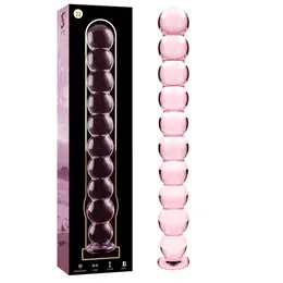 Ibiza Nebula Serija Model 22 Stakleni Intimni Alat Pink 21.5cm