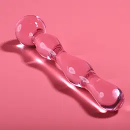 Ibiza Nebula Serija Model 13 Intimna Staklena Mašina Pink 18cm O3.5cm