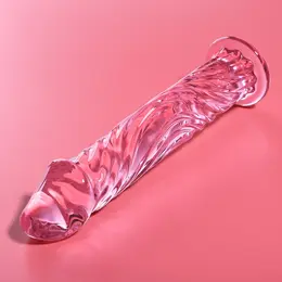 Ibiza Nebula Serija Model 12 Intimni Stakleni Uređaj Pink 17cm O3.5cm