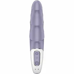 Satisfyer Air Pump Vibrator 1 Flexible Inflatable Silicone Purple
