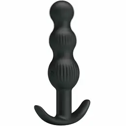 Pretty Love Sidney Intimate Anal Device 10 Modes Black Silicone USB