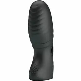 Pretty Love Alan Silikonski Prstenasti Vibe Crni - Ergonomski Mini Masažer