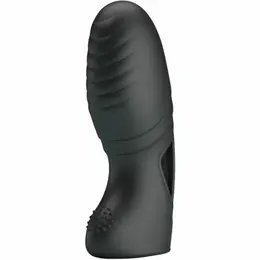 Pretty Love Alan Silikonski Prstenasti Vibe Crni - Ergonomski Mini Masažer