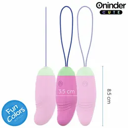ONINDER CUTE 360° Silikonsko Pametno Intimno Jaje - Aplikacija i USB, Višebojno