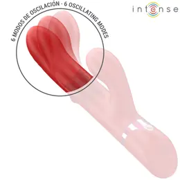 INTENSE LELE Red - Multifunctional Rotating & Oscillating Silicone Device