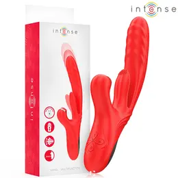 INTENSE Karol Multifunctional Vibrator Red, Thrust & Wave System