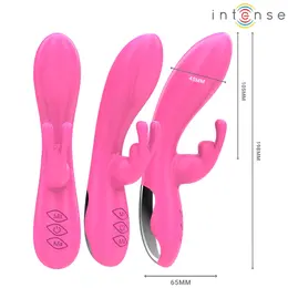 Intense Randall Pink Dual-Vibration Wellness Device, 10 Modes, Waterproof