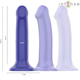 INTENSE Victoria Dark Blue 10-Mode Silicone Intimate Device with Remote Control