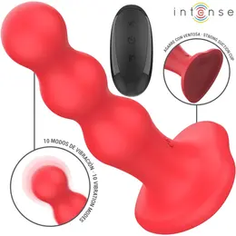 INTENSE Cody Red Wireless Vibrating Device with Suction Cup Silicone