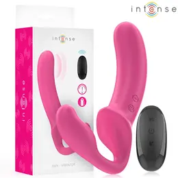 INTENSE AMY Dual Action Vibrating Device 20 cm Pink with Remote Control