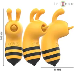 INTENSE Maya 360° Rotating Tongue Silicone Intimate Device Yellow