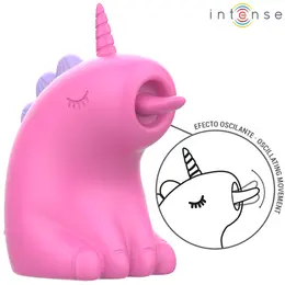 INTENSE Pinkie 360 Rotating Tongue System, Unicorn Design, Fuchsia, USB