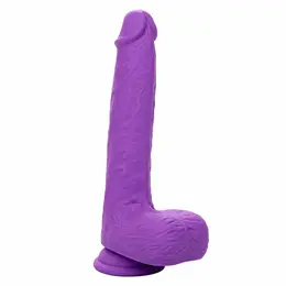 CalExotics Studs Rechargeable Rotating Silicone Device 10 Modes Purple