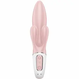 Satisfyer Air Pump Bunny 3 Inflatable Intimate Device Pink Silicone