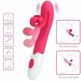 ROMANCE Pink Intimate Massager 30 Modes Waterproof ABS Silicone