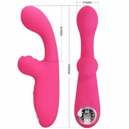 Pretty Love Skylar Roze Fleksibilni Silikonski Dvostruki Vibrator USB