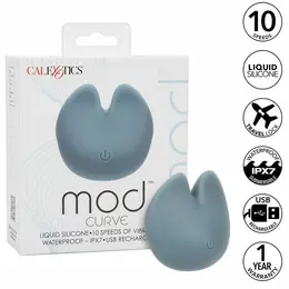 CalExotics Mod Curve Plavi - Dvostruki Vibrirajući Silikonski Intimni Uređaj