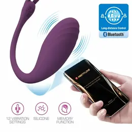 Pretty Love Catalina Aplikacijom Kontrolisani Silikonski Vibrator Ljubičasti 12 Režima