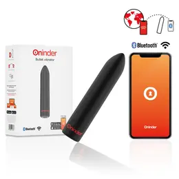 ONINDER Berlin Metak Crni 9 Režima 8.5cm - Aplikacijom Kontrolisana Intimna Mašina