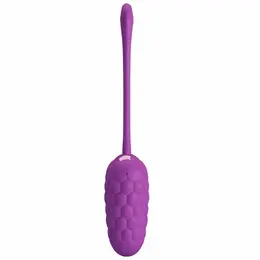 Pretty Love Vibrirajuće Jaje Morska Struktura Ljubičasto USB 12 Režima