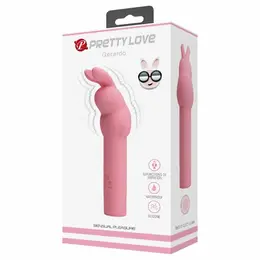 Pretty Love Gerardo Silicone Rabbit Vibrator Pink Compact Design