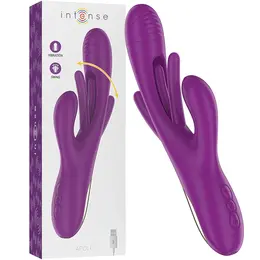 INTENSE Apolo Punjenje Na USB Vibrirajući Uređaj Ljubičasti 7 Režima Vodootporan