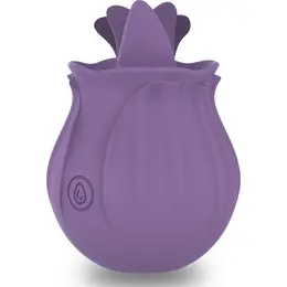 INTENSE Violet Lilac Stimulator 10 Modes - Waterproof Silicone, Rechargeable