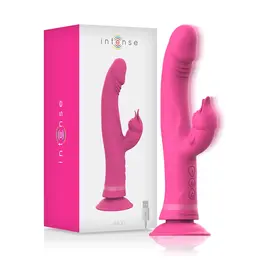 Intense Julio Dvostruki Motor Roze Silikonski Zečji Masažer 24cm Vodootporan