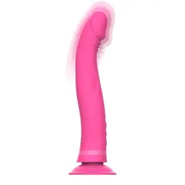 Intense Michelangelo Roze Silikonski Vibrirajući Model sa Usisnom Čašicom 11cm
