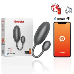 ONINDER Tokyo Crno Vibrirajuće Jaje 7.5x3.2cm Aplikacija Vodootporno