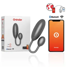 ONINDER Denver Crno Aplikacija Vibrirajuće Jaje 7x2.7cm Vodootporno