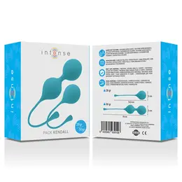 Intense Pack Kendall Plave Kegel Lopte za Trening Set - Silikon, 28g i 50g