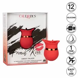CalExotics French Kiss Sweet Talker Punjivi Kompaktni Masažer Roze