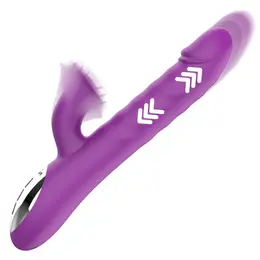 Fun Function Zenda Thruster & Rotacija Dvostruki Silikonski Uređaj 24.5cm Ljubičasta