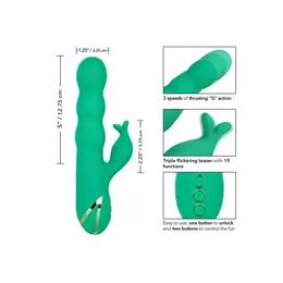 CalExotics Sonoma Satisfier Zeleni Višefunkcionalni Intimni Uređaj Silikon