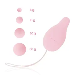 OHMAMA Pelvic Floor Trainer Kegel Sistem – Podesivi Otežani Set, Roze