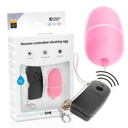 ONLINE Daljinski Upravljana Bežična Vibraciona Jaja Roze 10 Režima ABS 6cm