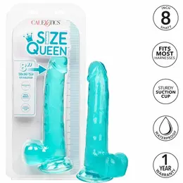 CalExotics Size Queen Intimni Model Plava 20.3 cm Fleksibilni TPR